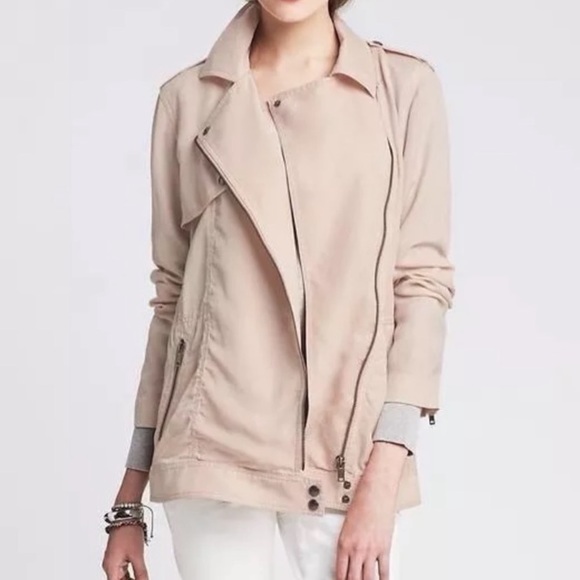 Banana Republic Jackets & Blazers - Banana Republic | Drapey Moto Jacket Lightweight